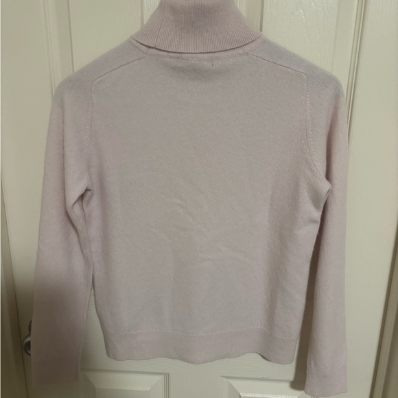 Quince Women's Pink Turtleneck Sweater - Picture 3 of 8